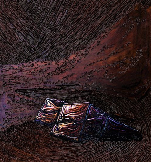 Paraiso Exhibition - 'The Middle Ground' (Piece 3, detail 2) - Lachlan Anthony Smith-min