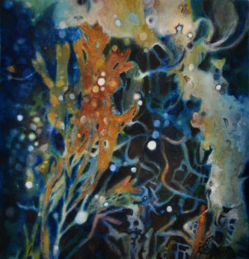 Alison Grant Rock Pool, Oil on Linen, 28 X 38cm