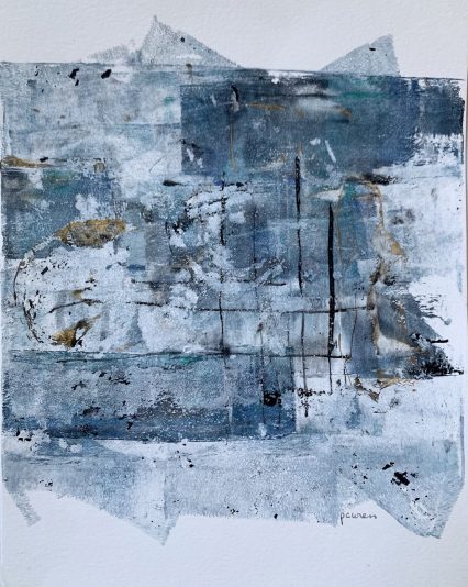 Full Moon Blue Curtains Large