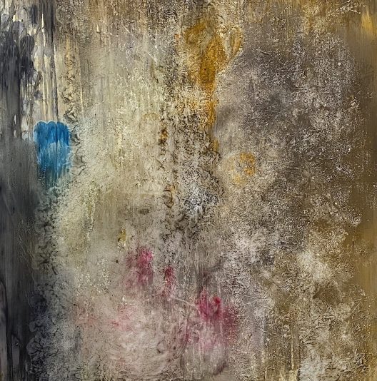 Degrading surface %0x50cm Watercolour on board