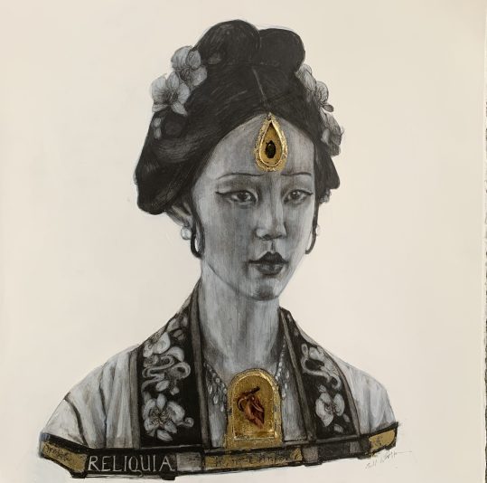 Gill alton, Reliquary - Green Chafer Beetle