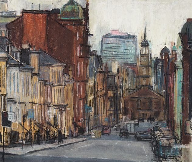 looking down west george st