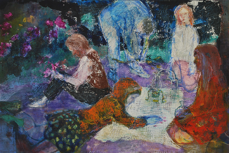 Distillation, oil on canvas, 80x120cm