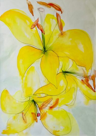 Yellow Lilies