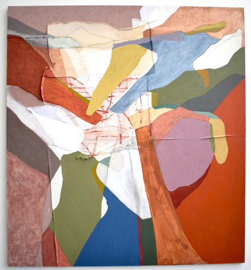 Lochnagar, 170x200cm, Oil bar and oil paint on mixed materials.