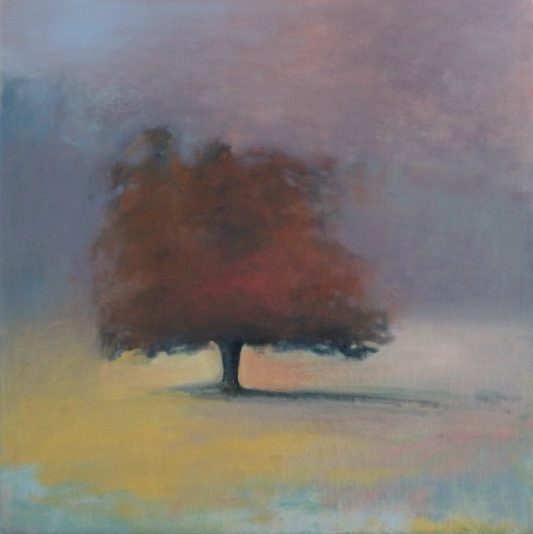 A Moment of Brightness oil on canvas panel 40 x 40 cms