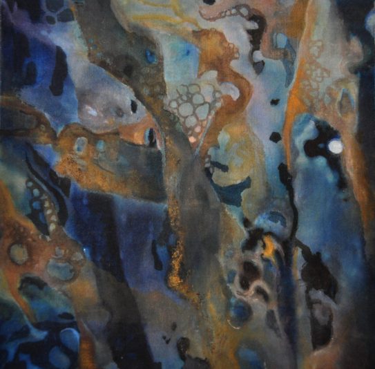 Alison Grant Kelp Forest I, Oil on Linen, 28 x 38cm