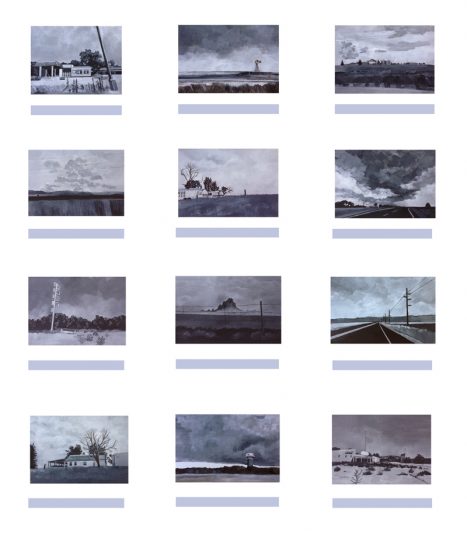 INTERSTATE DOCUMENT_ACRYLIC AND GRAPHITE ON PAPER_2018