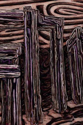 Paraiso Exhibition - 'The Middle Ground' (Piece 1, detail 3) - Lachlan Anthony Smith-min