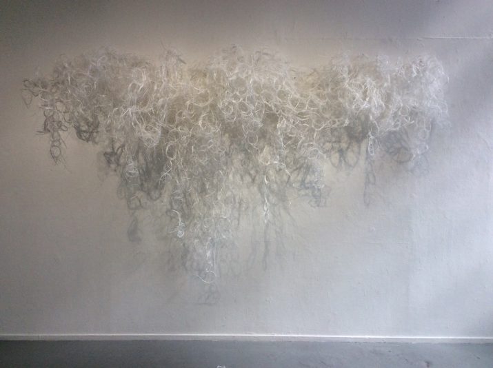 F. Hutchison- plastic wall sculpture.1- 2021- recycled plastic