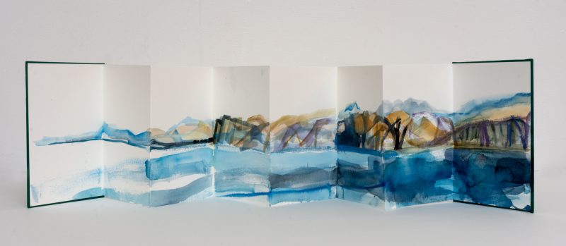 Uncharted. SE Mull from Cullipool Isle of Luing.Concertina book.DSC_4107 Thumb