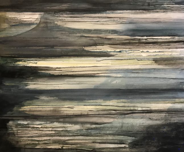 Mount Fuji oil on canvas 122x 152 cm Sarah Knox