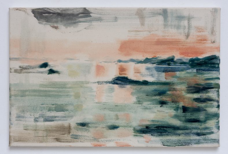 Degnish Loch Melfort Val Menon Natural Oil Paint System on Canvas 40x60cm Painted Frame £790