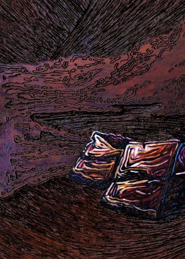 Paraiso Exhibition - 'The Middle Ground' (Piece 3, detail) - Lachlan Anthony Smith-min