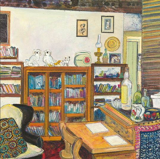 08 A Place To Work, Read and Listen, MacDiarmids Room Brownsbank Cottage Ruth Nicol