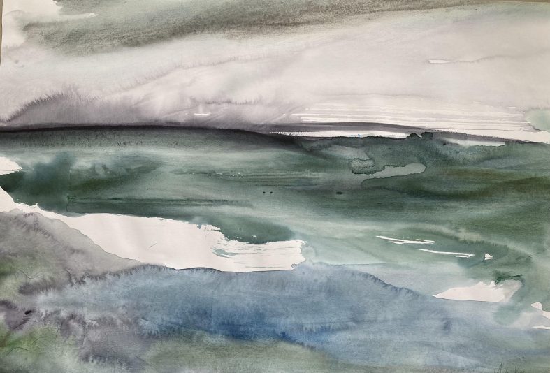 Watercolour on cartridge