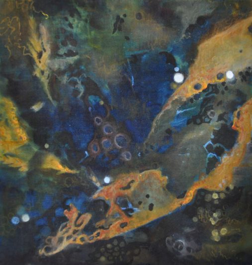 Alison Grant Kelp Forest II, Oil on Linen, 28 X 38cm